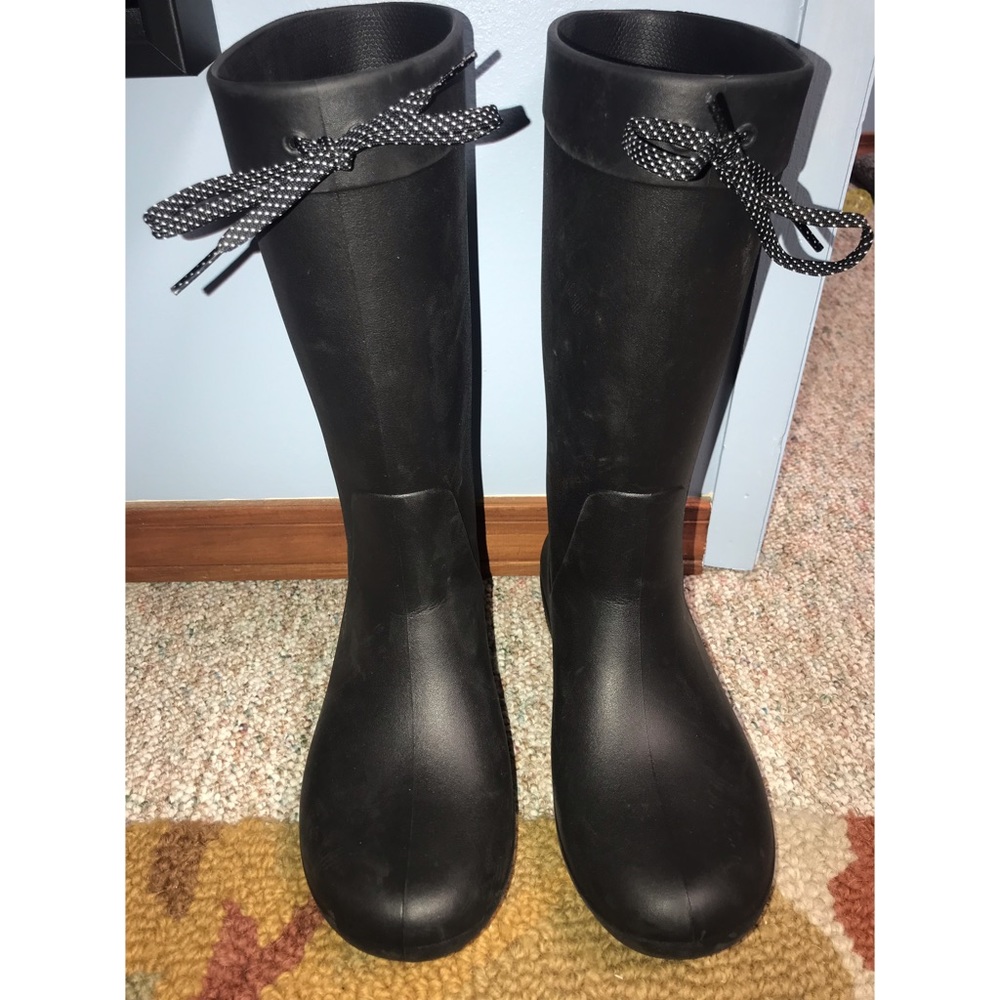 Croc tall rain boots